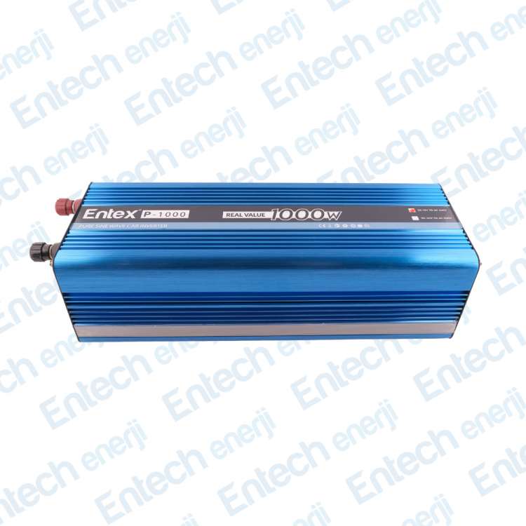 12 V Volt 1kW 1000 W Watt Tam Sinus Solar İnverter 220 Çevirici İnvertör Dijital Ekranlı Dönüştürücü