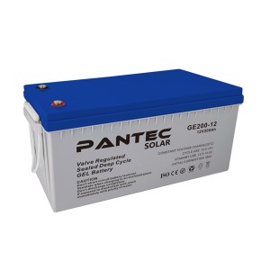 Pantec 12 Volt 200 Amper Derin Döngü Solar Jel Akü
