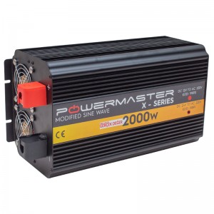 24 V Volt 2000 W Watt Modifiye Sinus İnverter İnvertör 24-220 V Çevirici Dönüştürücü Dijital Ekranlı