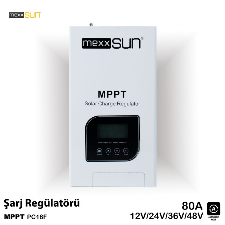 80 Amper Mppt Şarj Kontrol Cihazı Mppt Şarj Regülatörü