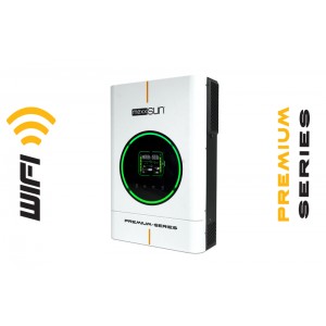 Mexxsun 24 V Volt 4000 W Watt 4 kW MPPT Tam Akıllı HİBRİT Dahili WİFİ İnverter 220 Volt Çevirici İnvertör