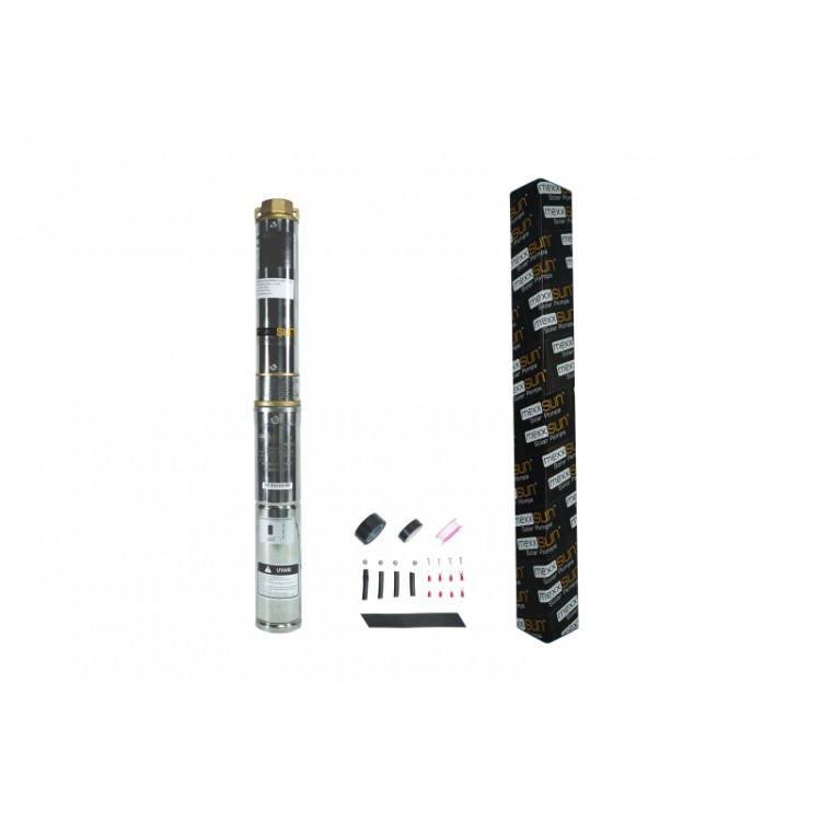 24V Volt 0.4 HP 0.3 kW 300 W Watt Dc Kademeli Dalgıç Solar Pompa 455 Watt Güneş Paneli Solar Sulama Paket Sistem