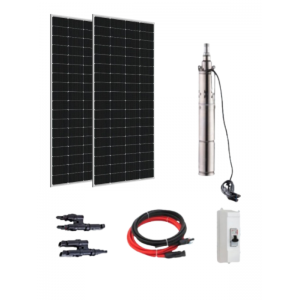 12 V Volt 460 W Watt Güneş Enerjili DC Dalgıç Pompa Set Solar Sulama Paket Sistem