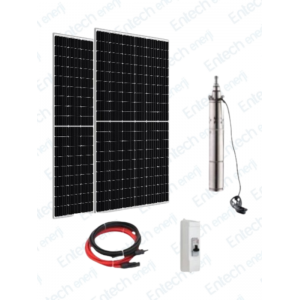 48 V Volt 860 W Watt Güneş Enerjili DC Dalgıç Pompa Set Solar Sulama Paket Sistem