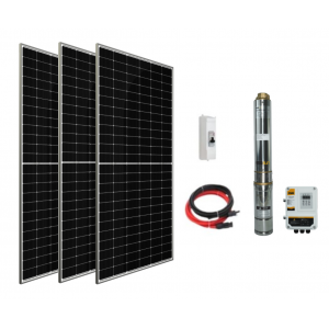 110 V Volt 1.6 HP 1.3 kW 1300 W Watt Dc Kademeli Dalgıç Solar Pompa 1650 Watt Güneş Paneli Solar Sulama Paket Sistem