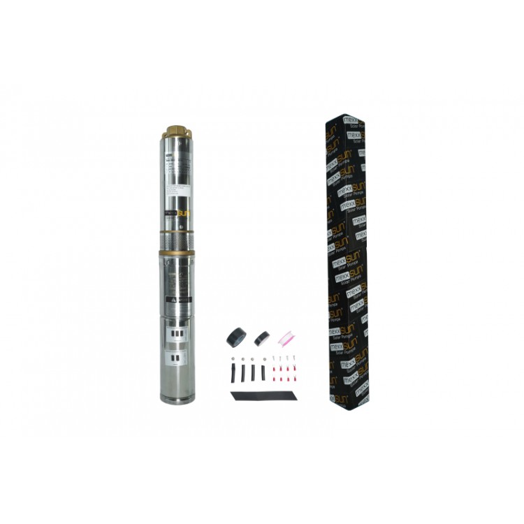 Mexxsun 72 V Volt DC Fırçasız 1Hp 750 W Watt 0.75kW Kademeli Solar Dalgıç Su Pompası 6 Ton