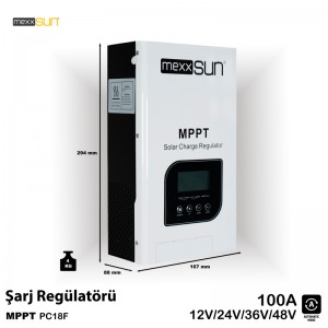 Mexxsun 100 Amper 12/24/48 Volt  MPPT Şarj Kontrol Cihazı
