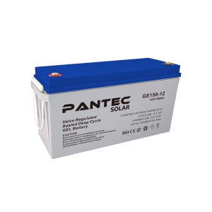 Pantec 12 Volt 150 Amper Derin Döngü Solar Jel Akü
