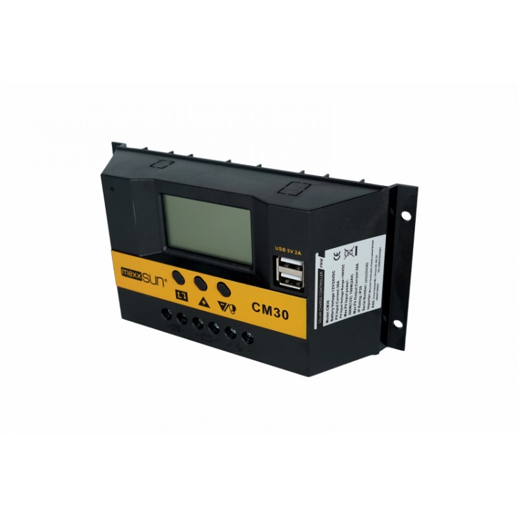 Mexxsun 30 Amper 12/24 Volt  PWM Şarj Kontrol Cihazı