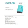 Exelon 12 V Volt 1000 W Watt 1 kW Tam Sinus Akü Şarjlı UPS İnverter 220 Volt Çevirici İnvertör
