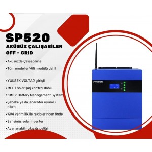 Frecon Offgrid 24 Volt 3500 Watt Yüksek Voltaj MPPT Hibrit İnverter
