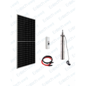 24 V Volt 540 W Watt Güneş Enerjili DC Dalgıç Pompa Set Solar Sulama Paket Sistem