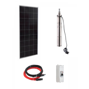 12 V Volt 205 W Watt Güneş Enerjili DC Dalgıç Pompa Set Solar Sulama Paket Sistem