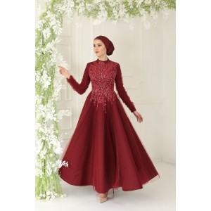 ALA ABİYE BORDO