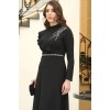 Elif Taşlı Elbise Siyah