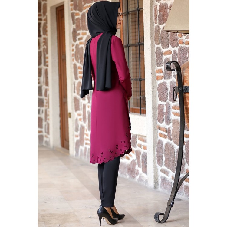 Lazer Tunik Mürdüm