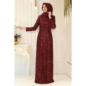 Afra Abiye Bordo