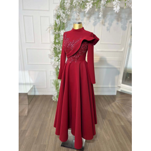 BUSE ABİYE BORDO