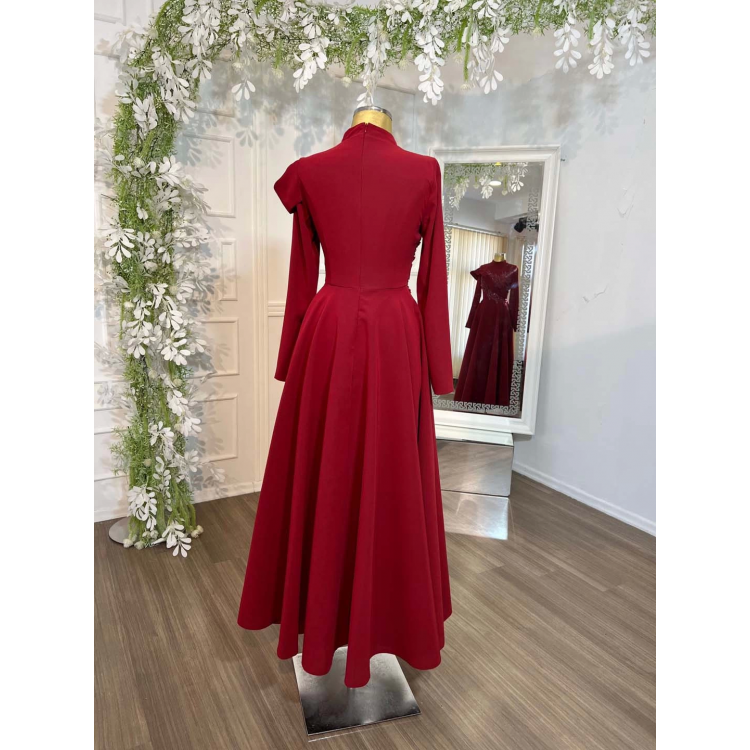 BUSE ABİYE BORDO