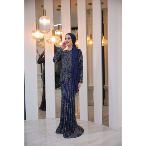 ELEGANT ABİYE LACİVERT