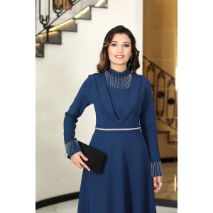 GAMZE ABİYE LACİVERT