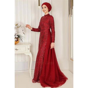 İmren Abiye Bordo
