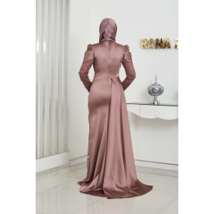 MARSİLYA ABİYE KAHVERENGİ