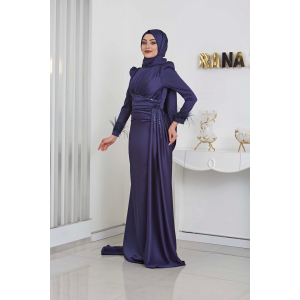 MERİNETTE ABİYE LACİVERT