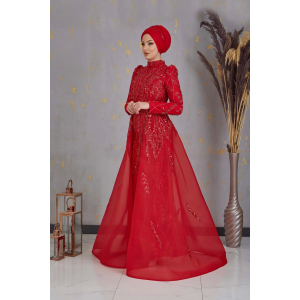 MİHRİMAH ABİYE KIRMIZI
