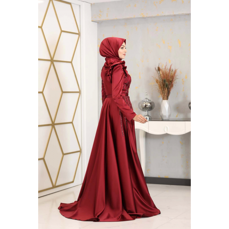 SÜEDA ABİYE BORDO