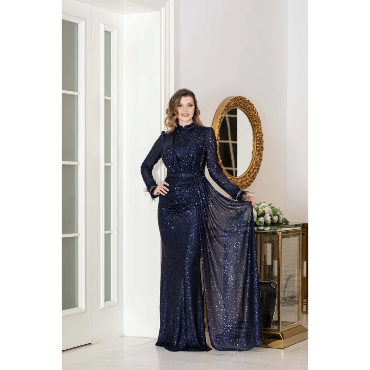 ZUHAL ABİYE LACİVERT