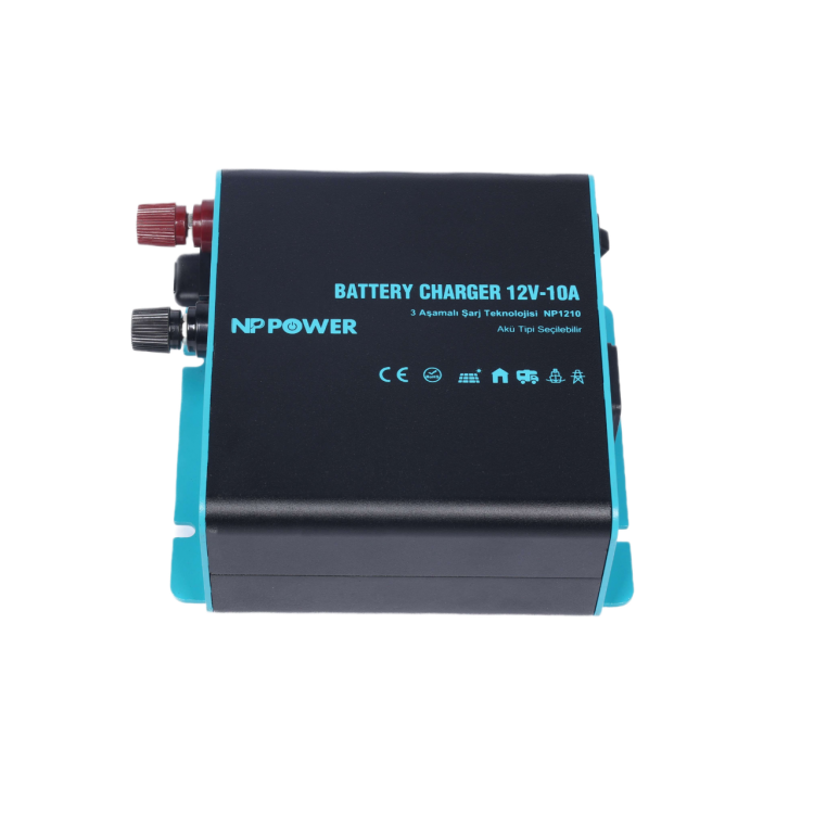 NP Power 12V 10A Akü Şarj Cihazı