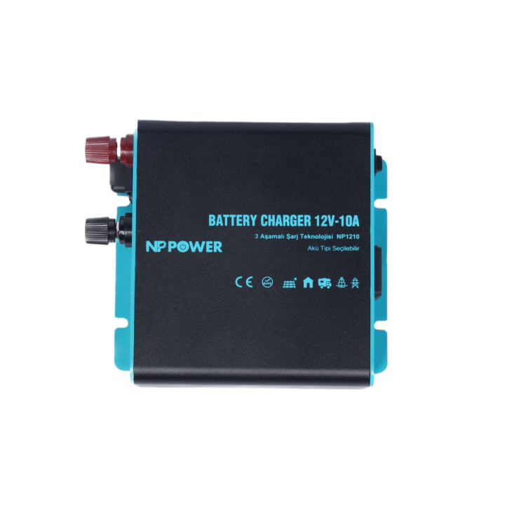 NP Power 12V 10A Akü Şarj Cihazı