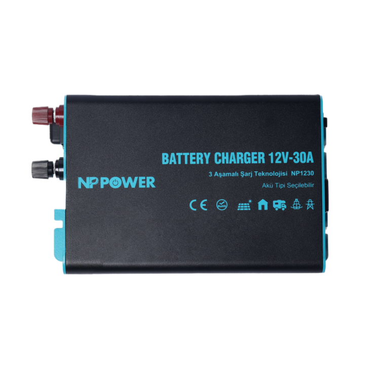 NP Power 12V 30A Akü Şarj Cihazı