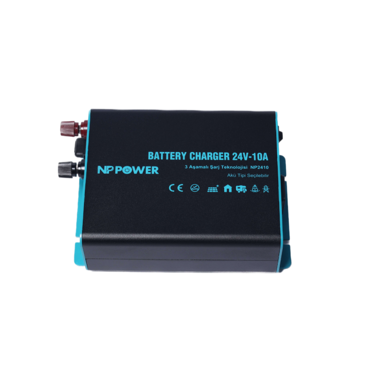 NP Power 24V 10A Akü Şarj Cihazı