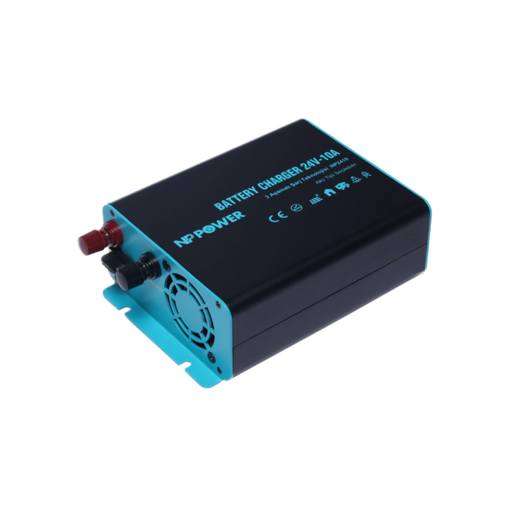 NP Power 24V 10A Akü Şarj Cihazı
