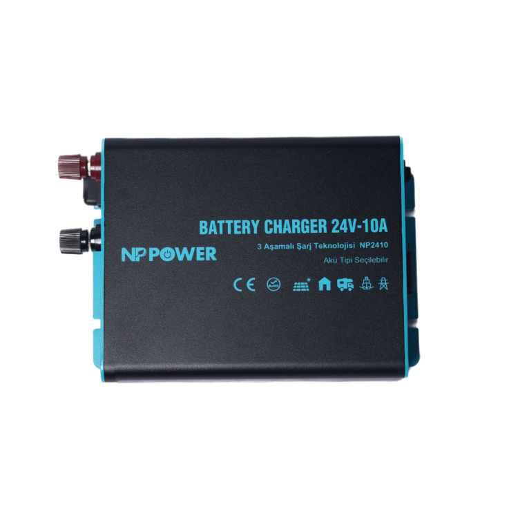 NP Power 24V 10A Akü Şarj Cihazı