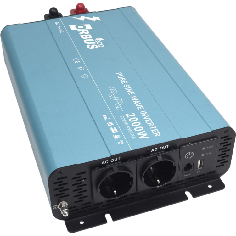 Orbus Eco 24 V 2000 W Tam Sinüs İnverter