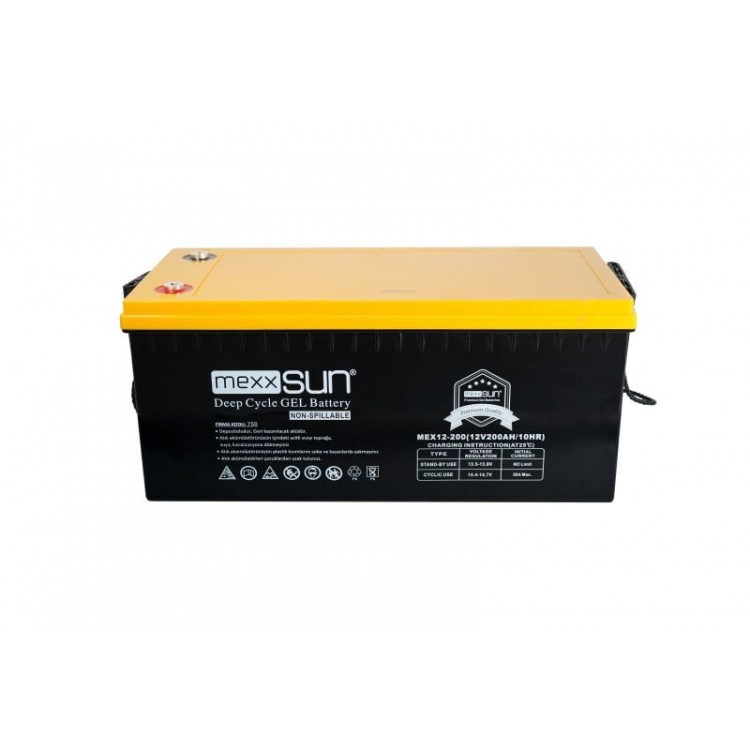 Mexxsun Jel Akü 12V 200Ah (MEX12-200)