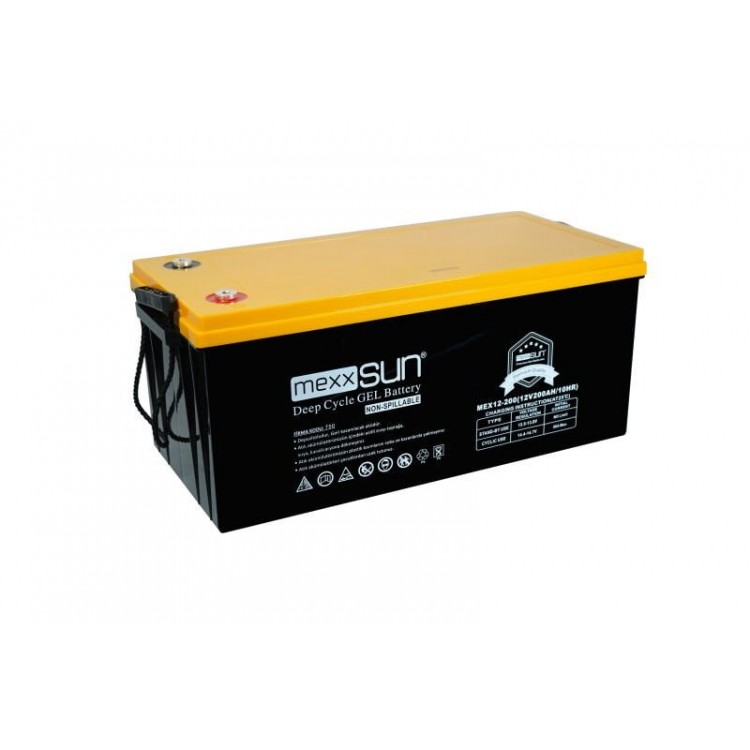 Mexxsun Jel Akü 12V 200Ah (MEX12-200)