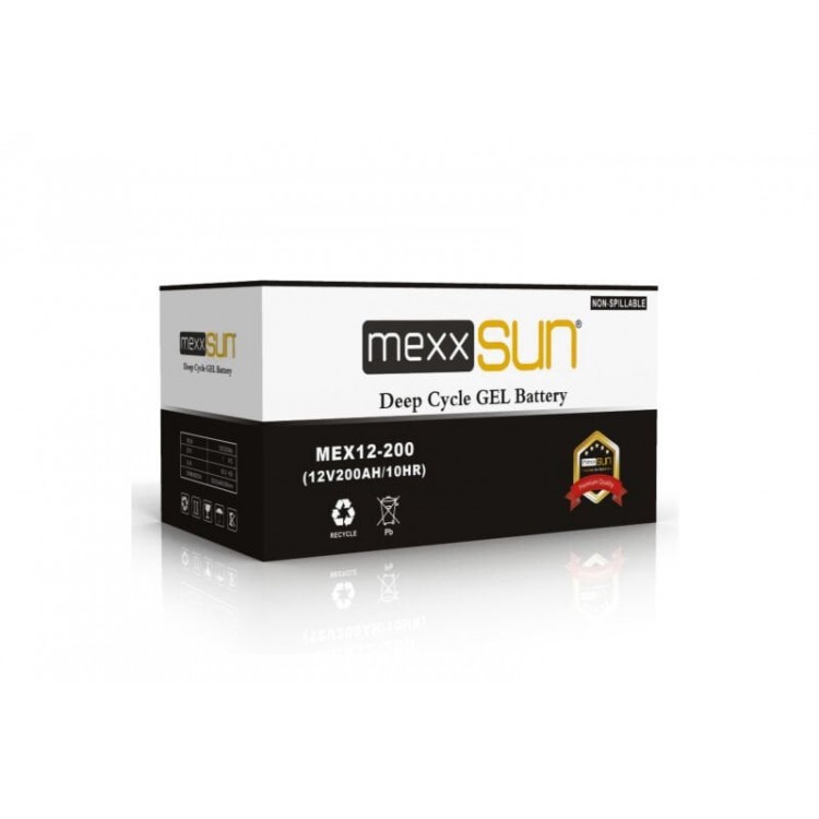 Mexxsun Jel Akü 12V 200Ah (MEX12-200)