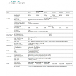 Exelon Modifiye Sinüs 150W 12V İnverter