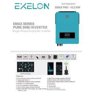 Exelon 10.2KW 48V Akıllı İnverter MPPT (450VDC)