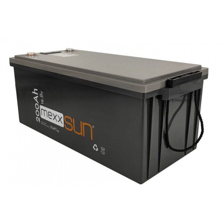 Mexxsun Lityum Akü 12,8V 200AH (LiFePo4) 2560Wh