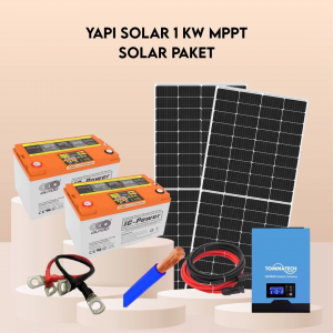 Yapı Solar 1 Kw Mppt Solar Bağ Evi Paketi Tak Çalıştır
