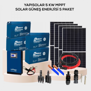 Yapısolar 5 Kw Mppt Solar Güneş Enerjisi S Paket