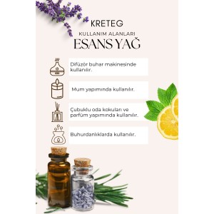 Misket Limonu 10 ml Esansiyel Uçucu Yağ Buhurdanlık Yağı Hava Nemlendiri Aroma Difizörü Kokusu Esans