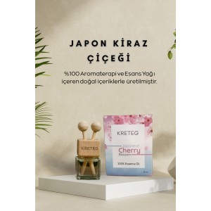 Araba Araç Oto Kokusu Diffuser Klima Ac Japon Kiraz Çiçeği 8 ml