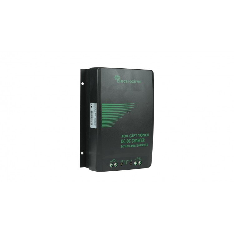 30A Dc-Dc Bidirection Charger Akü Şarj Kontrol+Ekran