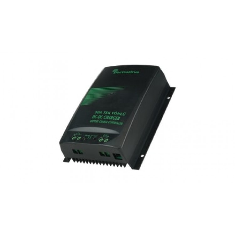 30A Dc-Dc Charger Akü Şarj Kontrol+Ekran